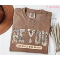 thumbnail image 1 of Be You The World Will Adjust Shirt Inspirational Floral Women 39 s Tee Positive Affirmatio, 1 of 2