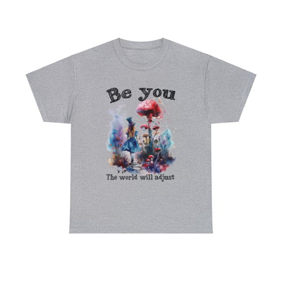 Be You The World Will Adjust Watercolor Mushroom Hippie Shirt ID-0223-JNQJ