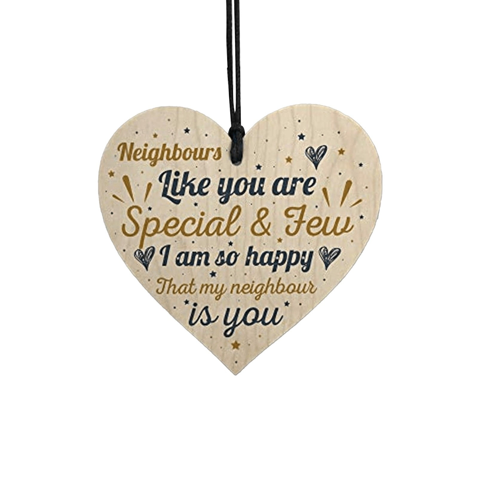 Be Your Good Neighbor Heart Shaped Pendant Printing Pendant Christmas
