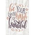 thumbnail image 1 of Be Your Own Kind Of Beautiful Rustic Wood Wall Sign 8x12, 1 of 1