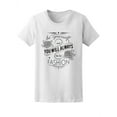 thumbnail image 1 of Be Yourself And Be In Fashion T-Shirt Women -Image by Shutterstock, Female Small, 1 of 4