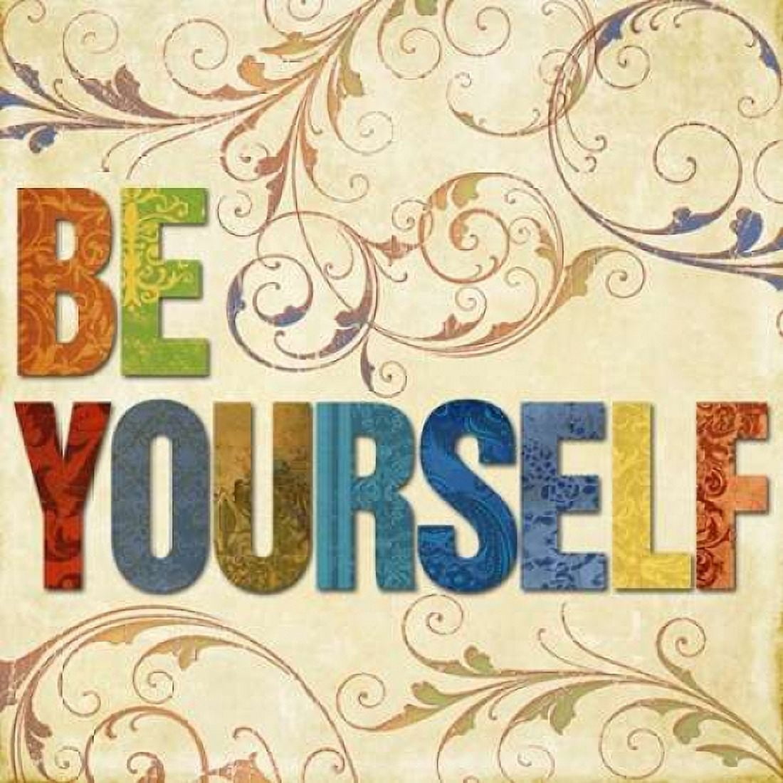 Be Yourself Canvas Art - Elizabeth Medley (24 x 24)