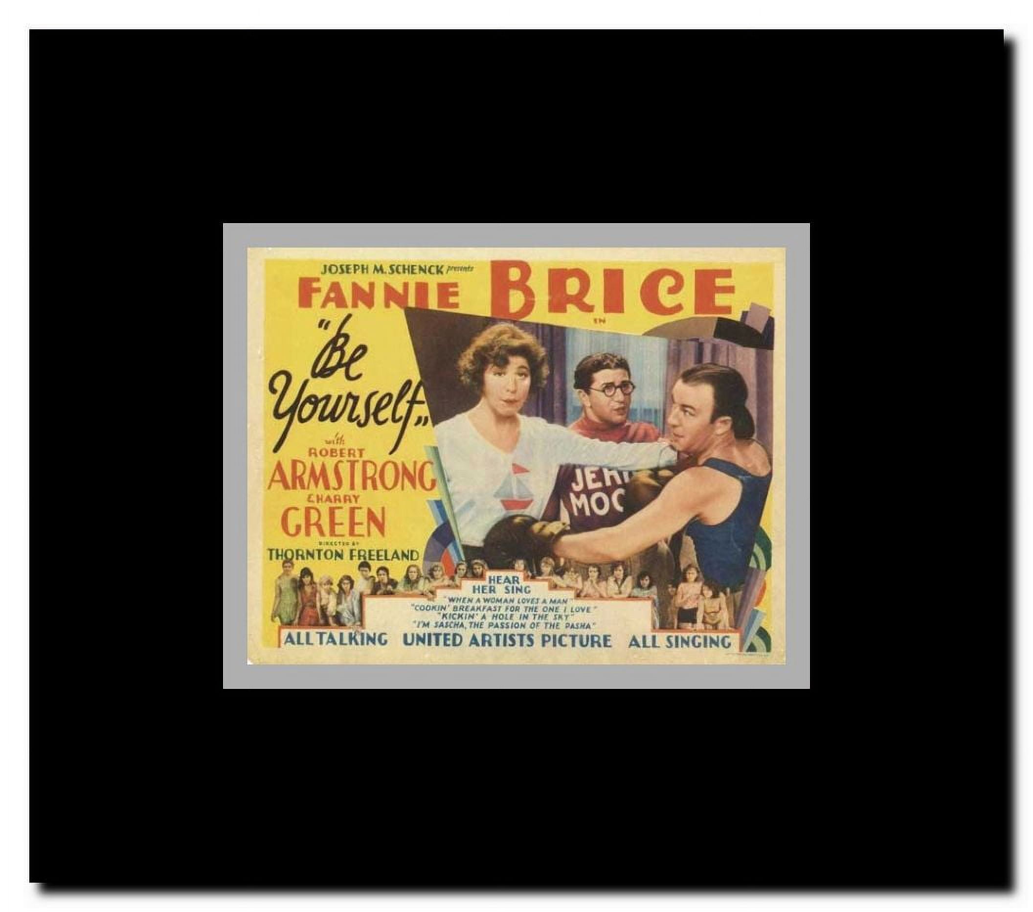 Be Yourself! Framed Movie Poster