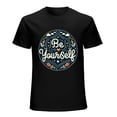 thumbnail image 1 of "Be Yourself" Inspirational Quote Tee for Men - Stand Out with Confidence, 1 of 5