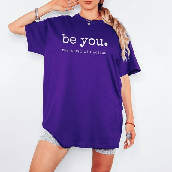 Be Yourself Quote T-Shirt – Motivational Graphic Tee for Men and Women – Self Love Positive Gift Idea