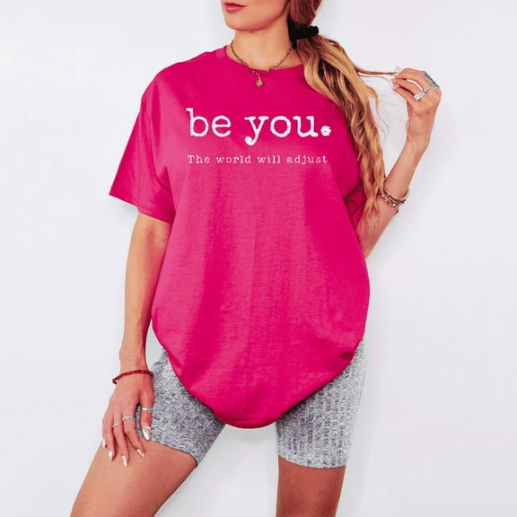 Be Yourself Quote T-Shirt – Motivational Graphic Tee for Men and Women – Self Love Positive Gift Idea