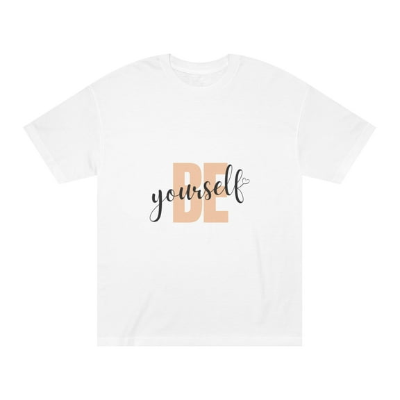 "Be Yourself" Unisex Classic Cotton Graphic Tee