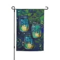 thumbnail image 1 of Be a Light to The World Candle Jar Summer Night House Garden Flag Burlap Double Sided 12x18 inch, 1 of 6