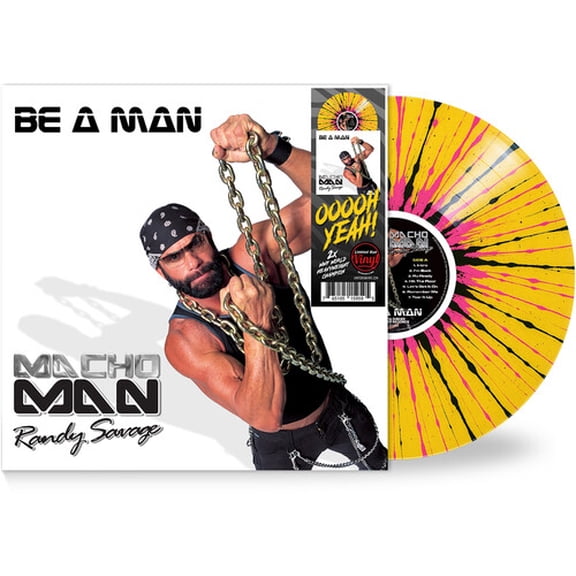 Macho Man Randy Savage - Be a Man - Yellow/Black/Pink - Music & Performance - Vinyl
