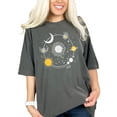 thumbnail image 1 of Be a Seeker of Everyday Magic, Boho Mystical & Celestial Inspired Art Merch, Pepper Comfort Colors T-Shirt, 3XL, 1 of 1