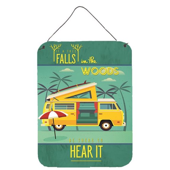 Be in the Woods Camper Van Wall or Door Hanging Prints