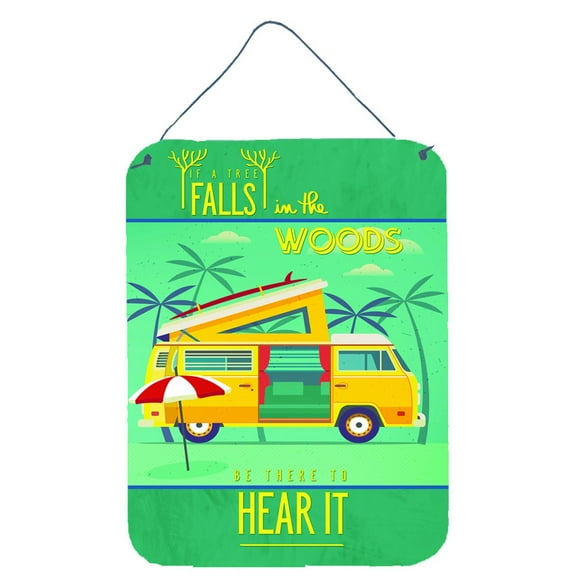 Be in the Woods Camper Van Wall or Door Hanging Prints
