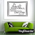 thumbnail image 1 of Be steadfast and immovable always abounding in good works Scriptural Christian Vinyl Wall Decal Mural Quotes Words CL017BesteadfastII 36 Inches, 1 of 1