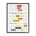 thumbnail image 1 of Stupell Industries Be the Nice Kid Sentiments Rainbow Text Pop,11 x 14,Designed by Daphne Polselli, 1 of 8