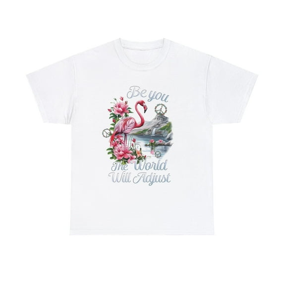 Be you the world will adjust Flamingo Hippie Shirt ID-0223-ZJZ7