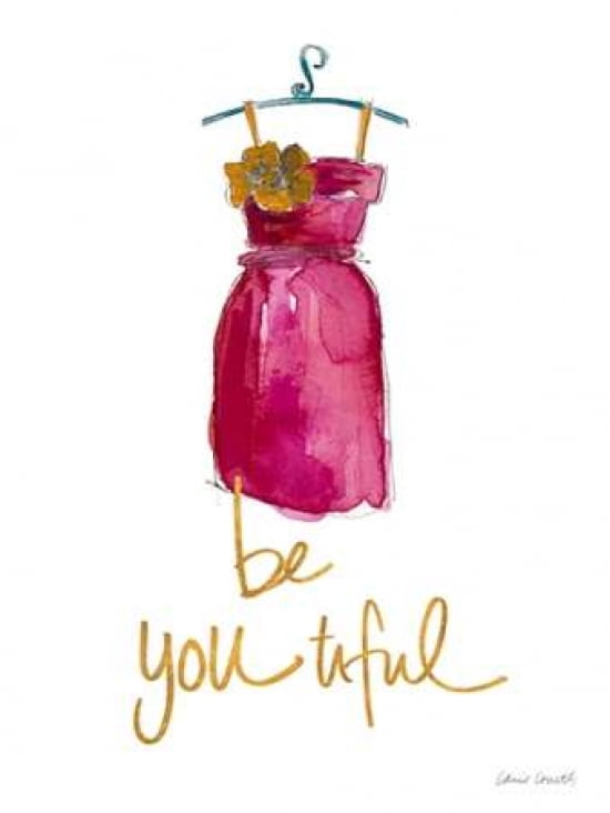 Be you tiful Dress Canvas Art - Lanie Loreth (18X24)