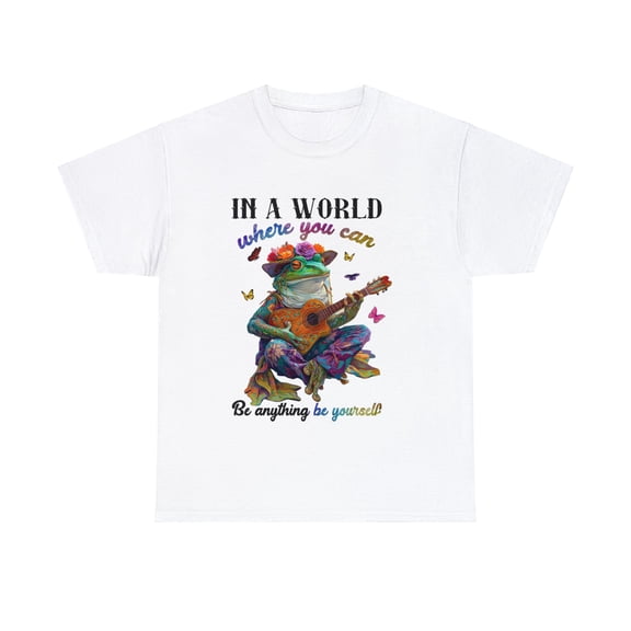 Be yourself Hippie Frog T-Shirt, Hippie Frog Groovy Shirt ID-0221-CSLL