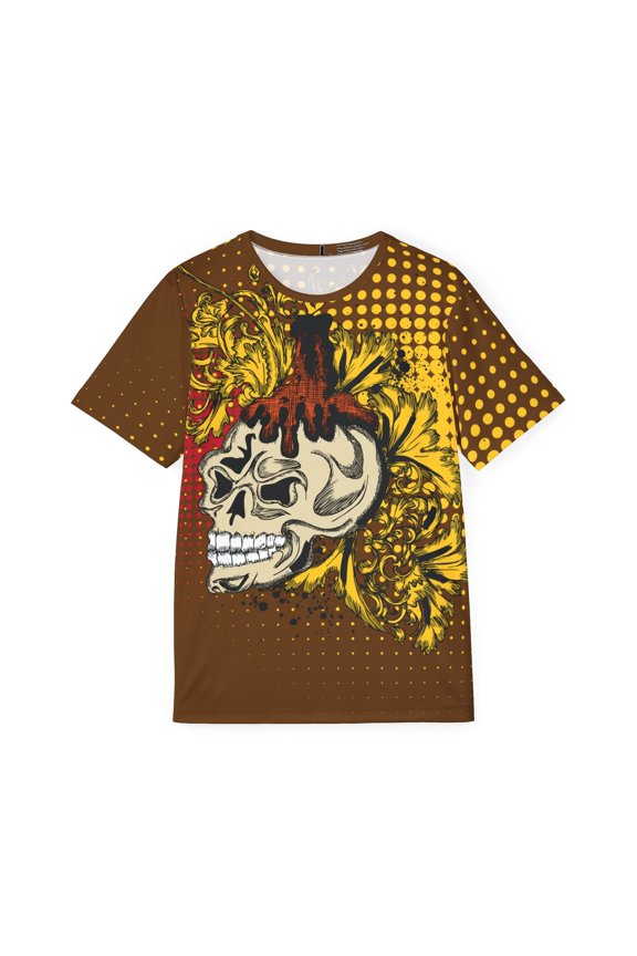 Be16 Fun Graphic T-Shirt, Art Design Poly Shirt, All Over Print Graphic Tee, Funny Print T-Shirt, Funny Cartoon Tee