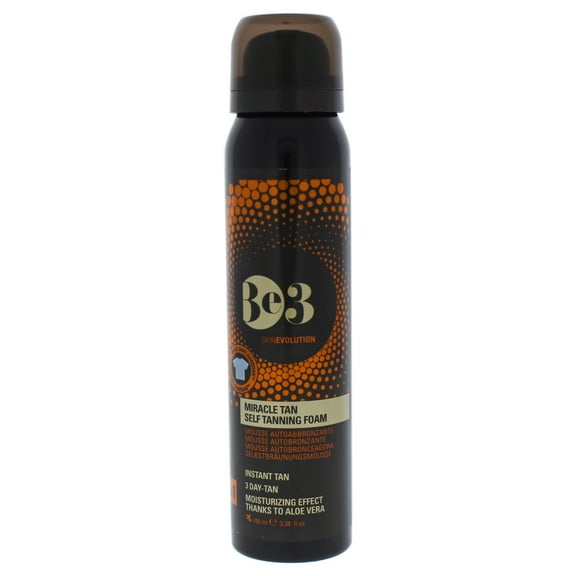 Be3 Miracle Tan Self Tanning Foam , 3.38 oz Bronzer