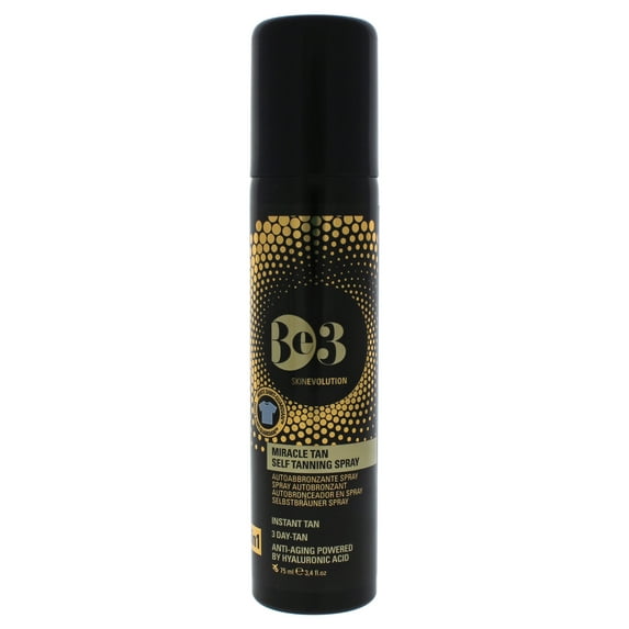 Be3 Miracle Tan Self Tanning Spray , 3.4 oz Bronzer