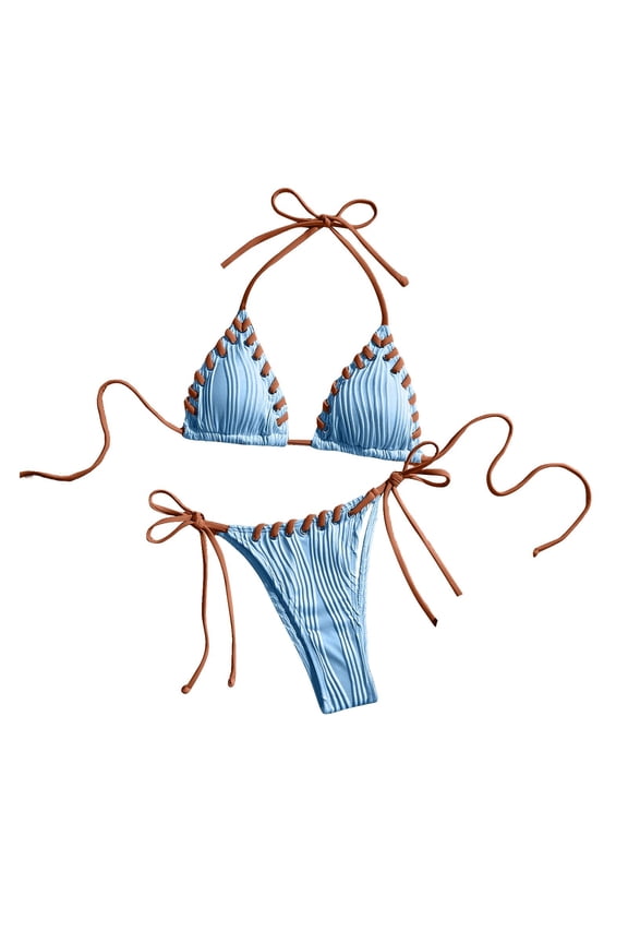 Fashion One Piece Swimsuits for Women Cheeky Bikini Sets for Women Xs Womens Swimwear One Piece with Shorts Sexy Tankini for Women Color Block Two Piece Drawstring Previous Orders