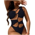 thumbnail image 1 of BeAi Plus Size Swimsuit for Women 2025 Bikini Sets for Women Sexy 2025 Sexy Black Coverups for Womens Swimwear Beachwear Women Xxl Color Block Print Previous Orders, 1 of 3
