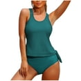 thumbnail image 1 of BeAi Swimsuits for Curvy Women One Piece Sexy Bikinis for Women with Cover up Swimwear for Women 2025 Trendy Modest Tankini Swimsuits for Women Halter Tankini Previous Orders, 1 of 4