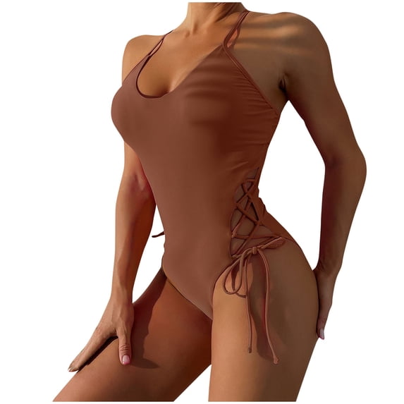 BeAi Vintage Swimsuit for Women 1920S Womens Bikini Set 2025 Trendy Swimwear for Women Sexy Tankini Swim Top Twist Front Adjustable Spaghetti Straps Previous Orders