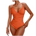 thumbnail image 1 of BeAi Vintage Swimsuit for Women Tummy Control Sexy Bikinis for Women with Cover up Modest Swimwear for Women 2 Piece Beachwear Women Plus Size Twist Front Adjustable Spaghetti Straps Previous Orders, 1 of 2