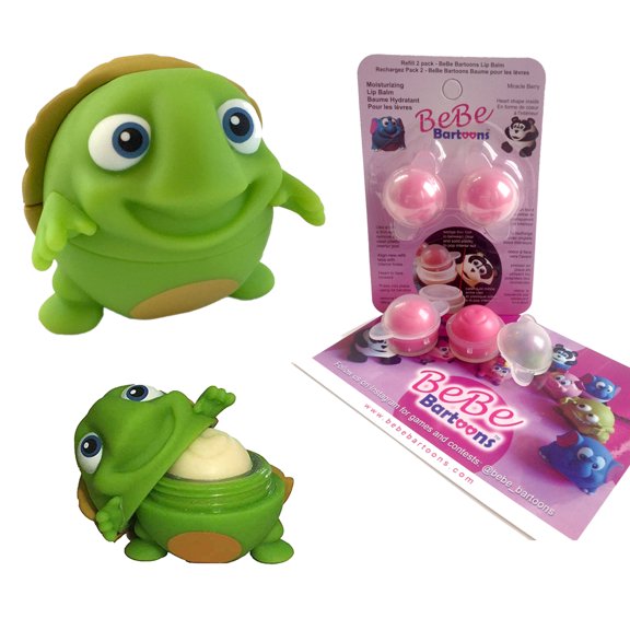BeBe Bartoons Turtle and Miracle Berry Refills Lip Balm