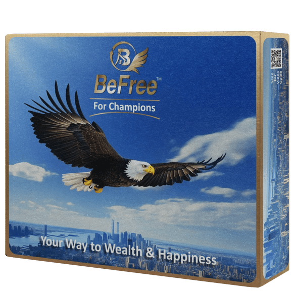 BeFree for Champions Financial Strategy Board Game for Adults & Family | Learn Cash Flow, Money Management, Smart Investing & Achieve Life Goals Through Fun Gameplay