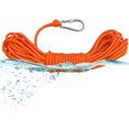 thumbnail image 1 of BeGrit Floating Rope 1/4" X 33' Polypropylene Rope Anchor Rope Mooring Rope Kayak Canoe Tow Throw Line with Carabiner for Boat Camping Hiking Awning Tent 6mm x 10m, 1 of 2