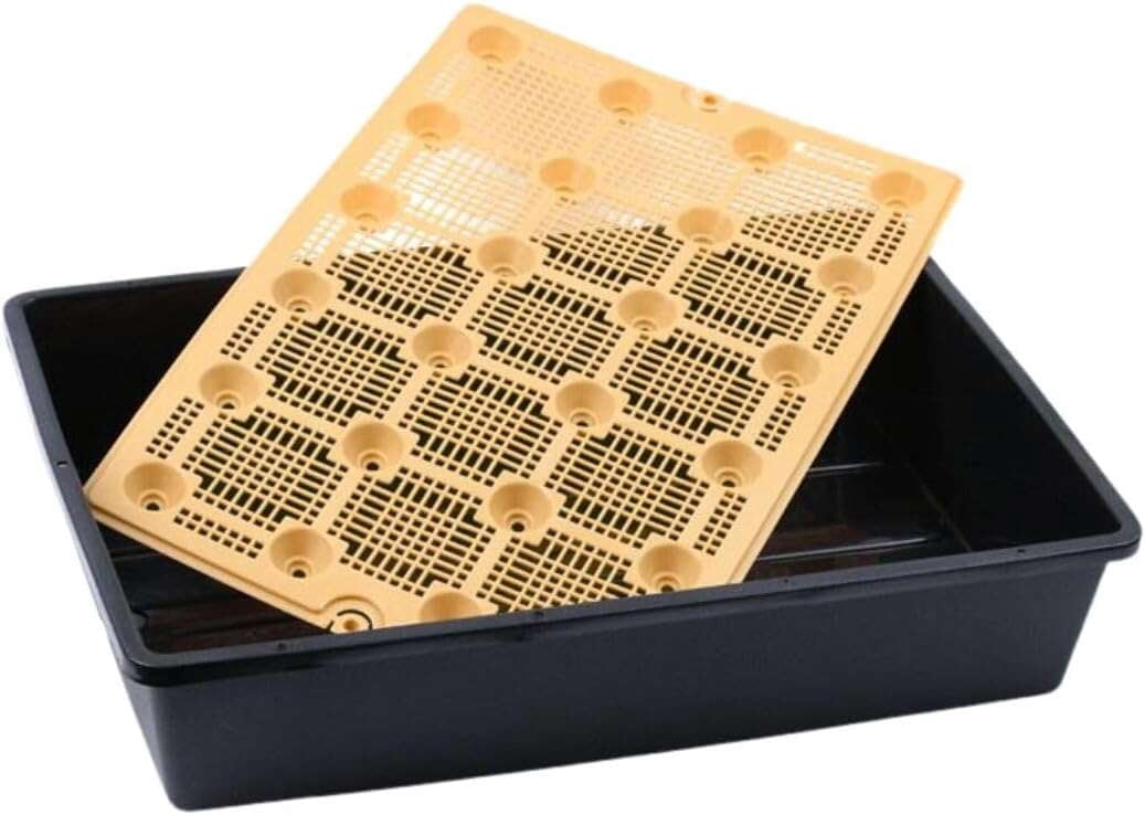 BeGrit Sturdy Seed Starter Trays 13x17inch Seeds Starting Deep Tray Plant Trays 5 Pack