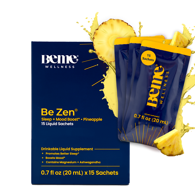BeMe Be Zen Magnesium Glycinate & LTheanine Stress Relief & Sleep