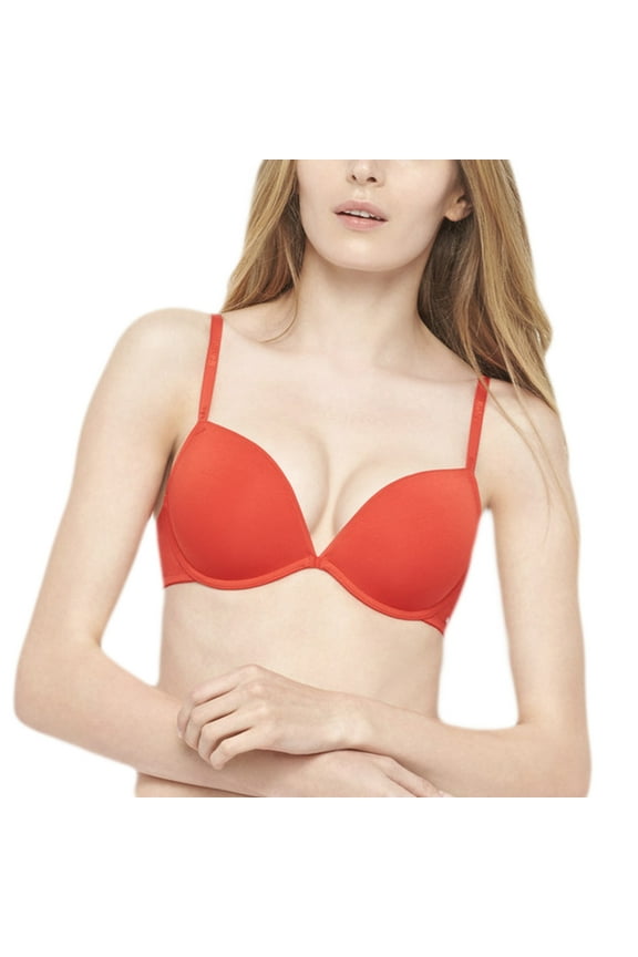 Women's Essensuals Plunge Light Push Up Bra 38C Sunkist