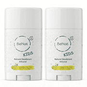 BeNat. 2-Pack. All-Natural Deodorant for Kids.