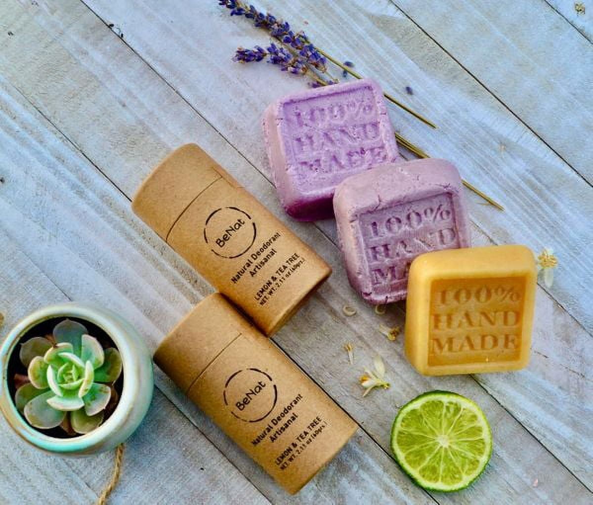 BeNat 5 Pcs ZEROWASTE starting KIT for CURLY hair, BEST value! (2