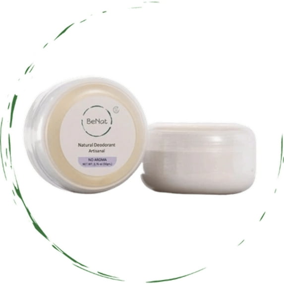 BeNat - Deodorant Cream. Artisanal, all-Natural (No Aroma)