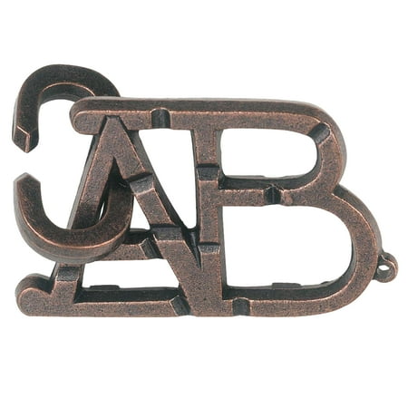 BePuzzled | ABC Hanayama Cast Metal Brainteaser Puzzle Mensa Rated Level 1, for Ages 12 and Up