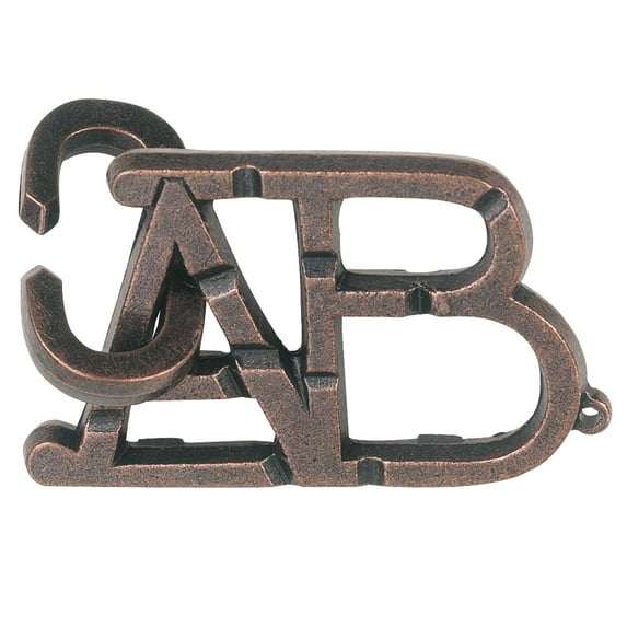 BePuzzled | ABC Hanayama Cast Metal Brainteaser Puzzle Mensa Rated Level 1, for Ages 12 and Up