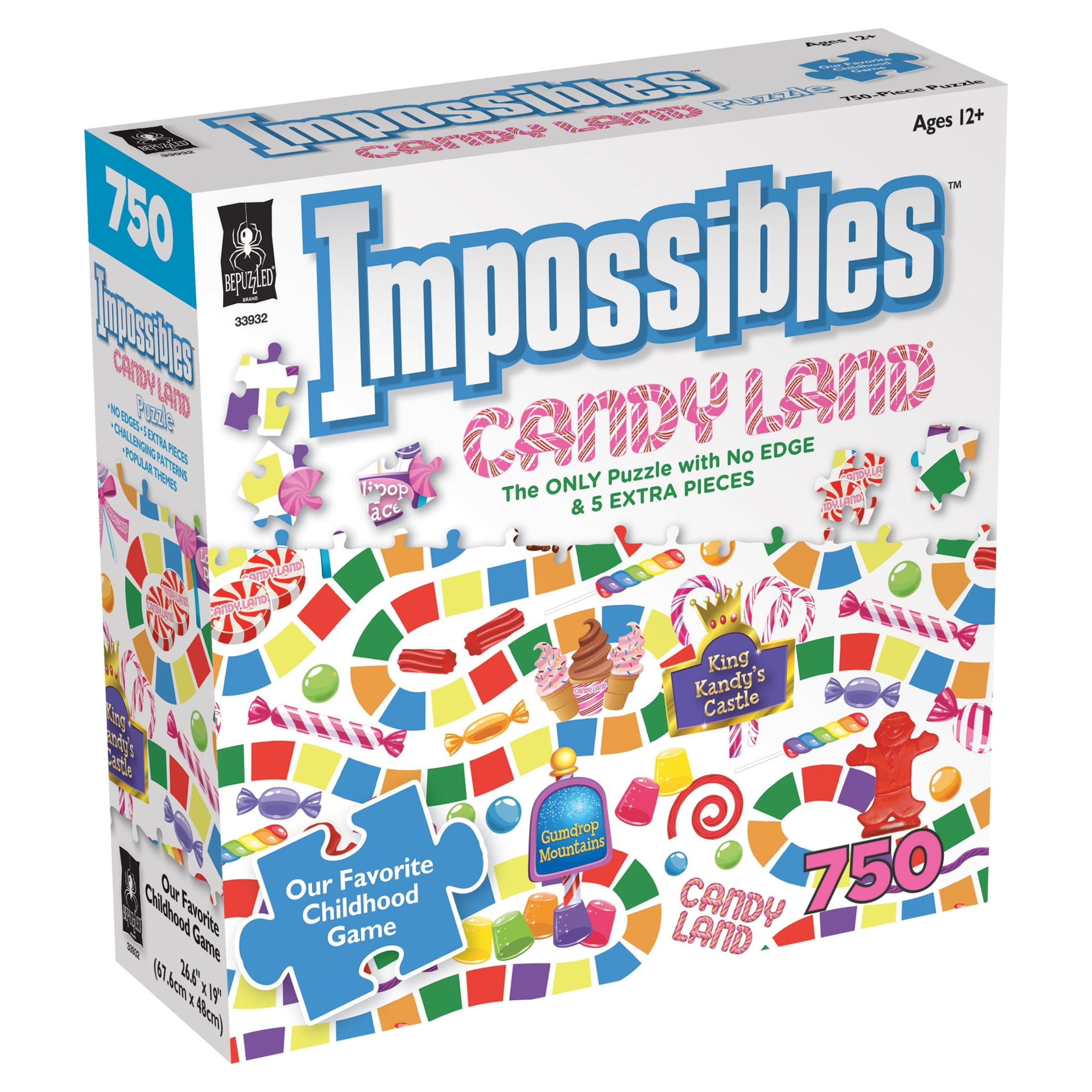 ジグソーパズル CANDY LAND Hasbro MB Candy Land 24 Piece Jigsaw Puzzle for sale online