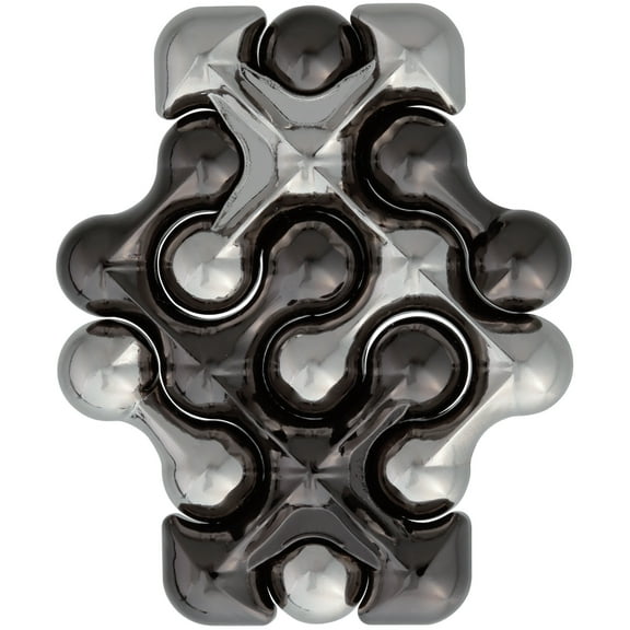 BePuzzled | Dot Hanayama Cast Metal Brainteaser Puzzle Mensa Rated Level 2, for Ages 12 and Up
