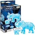 BePuzzled Elephant and Baby Original 3D Crystal Puzzle, Ages 12 and