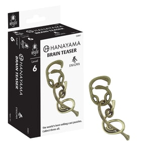 BePuzzled, Enigma Hanayama Metal Brainteaser Puzzle Level 6 Ages 12+