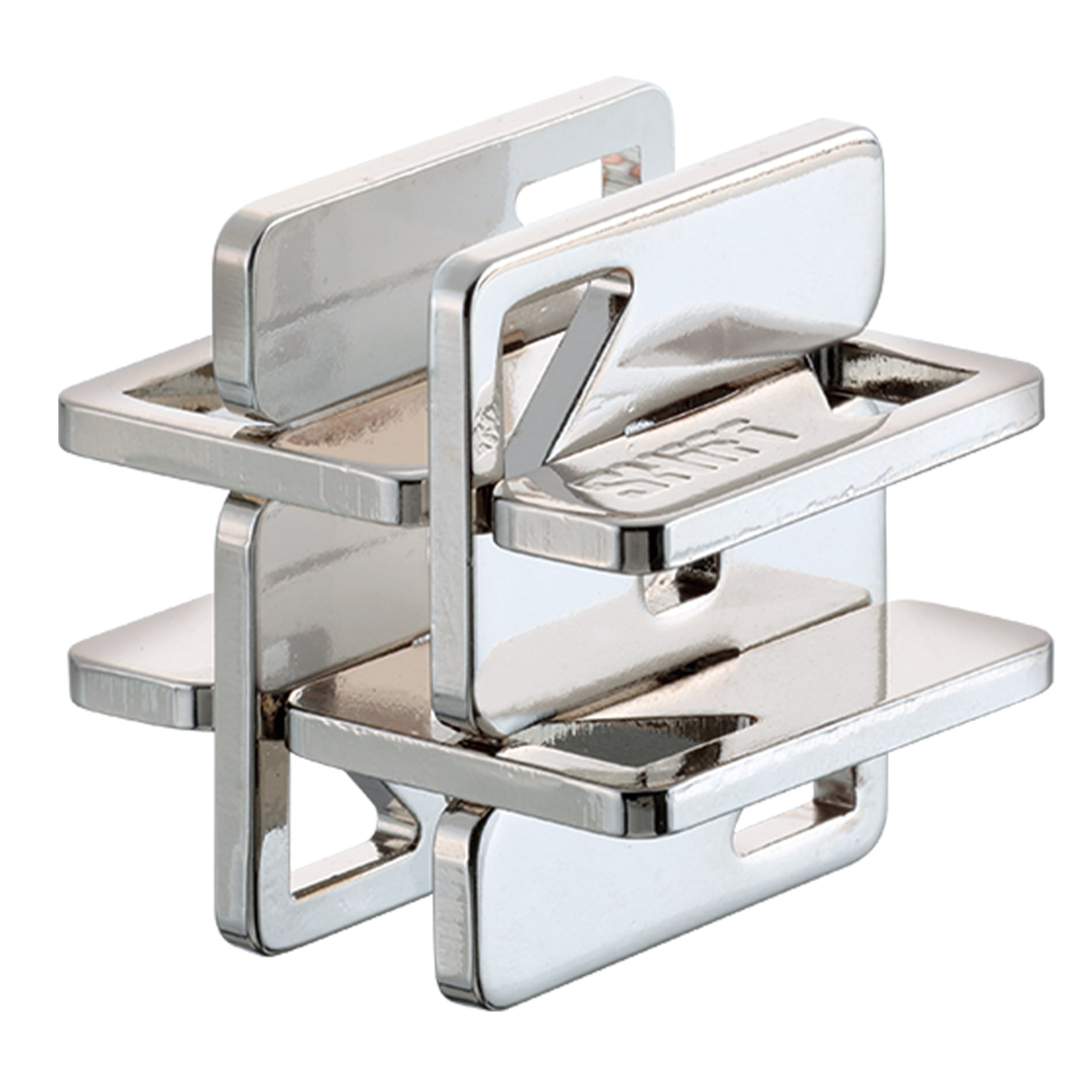 Silver Cast Metal Hashtag Brainteaser Puzzle