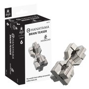 BePuzzled, Hourglass Hanayama Metal Brainteaser Puzzle Level 6 Ages 12+