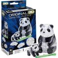 BePuzzled Panda and Baby Original 3D Crystal Puzzle, Ages 12 and Up
