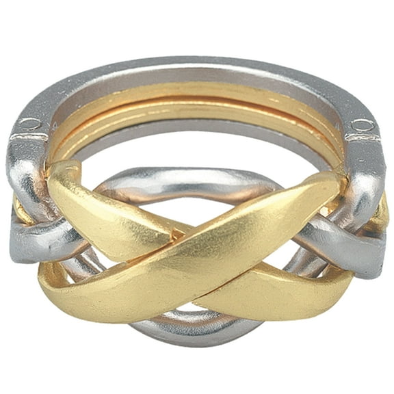BePuzzled, Ring Hanayama Metal Brainteaser Puzzle Level 4 Ages 12+