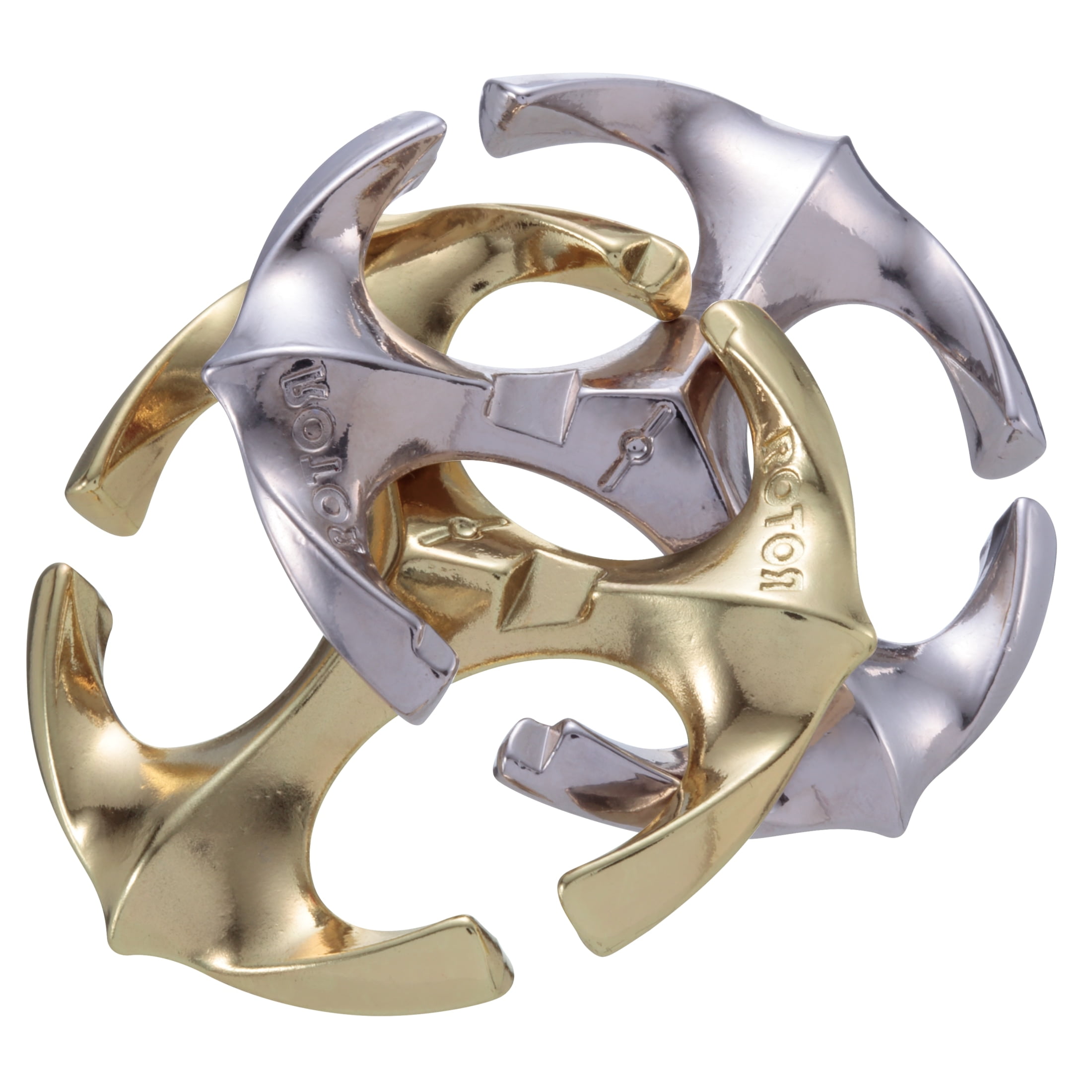 BePuzzled, Rotor Hanayama Metal Brainteaser Puzzle Level 6 Ages 12