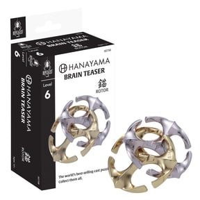 BePuzzled, Rotor Hanayama Metal Brainteaser Puzzle Level 6 Ages 12+